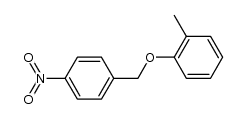 1-(4-nitrobenzyloxy)-2-methylbenzene结构式