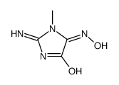 1-Methyl-2-imino-5-(hydroxyimino)imidazolidine-4-one结构式