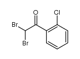 2,2-dibromo-1-(2-chlorophenyl)ethanone结构式