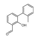 2-hydroxy-3-(2-methylphenyl)benzaldehyde结构式