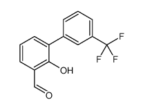 2-hydroxy-3-[3-(trifluoromethyl)phenyl]benzaldehyde结构式