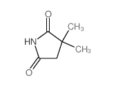 3,3-dimethylpyrrolidine-2,5-dione结构式