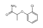 2-(2-Chlorophenoxy)propionamide结构式