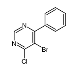 5-bromo-4-chloro-6-phenylpyrimidine结构式