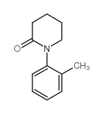 1-邻甲苯-2-哌啶酮结构式