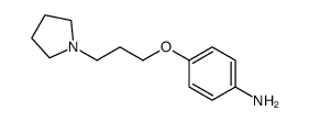4-(3-(吡咯烷-1-基)丙氧基)苯胺结构式