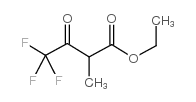 2-甲基-4,4,4-三氟乙酰乙酸乙酯结构式