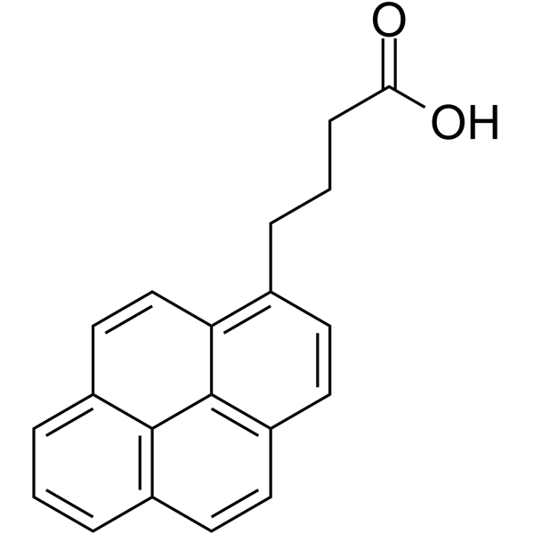 1-芘丁酸结构式