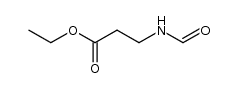 N-FORMYL-BETA-ALANINE ETHYL ESTER结构式