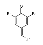 2,6-dibromo-4-bromomethylene-cyclohexa-2,5-dienone结构式