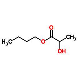 L-乳酸丁酯结构式