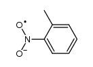 1-methyl-2-nitro-benzene, radical anion结构式