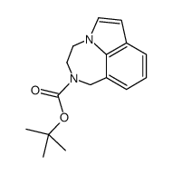 S-6-(叔丁氧基羰基)-5,6-二氢-6H-[1,4]二氮杂革并[6,7,1-hi]吲哚结构式