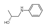 (2R)-1-N-Phenylamino-2-propanol结构式