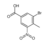 3-BROMO-4-METHYL-5-NITROBENZOIC ACID结构式