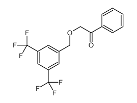 2-[[3,5-bis(trifluoromethyl)phenyl]methoxy]-1-phenylethanone结构式