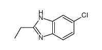 (9ci)-5-氯-2-乙基-1H-苯并咪唑结构式
