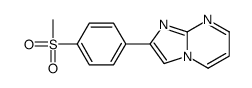 2-(4-(METHYLSULFONYL)PHENYL)IMIDAZO[1,2-A]PYRIMIDINE结构式