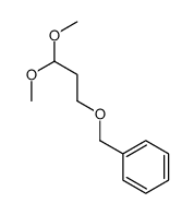 3,3-dimethoxypropoxymethylbenzene结构式