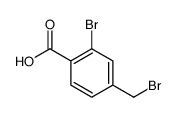 2-溴-4-(溴甲基)苯甲酸结构式