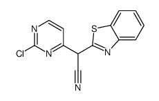 2-(benzo[d]thiazol-2-yl)-2-(2-chloropyrimidin-4-yl)acetonitrile结构式