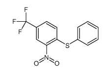 alpha,alpha,alpha-trifluoro-3-nitro-4-(phenylthio)toluene结构式