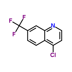 4-氯-7-三氟甲基喹啉结构式
