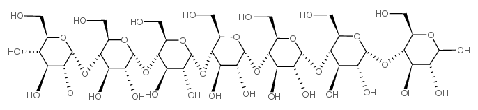 麦芽七糖结构式