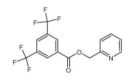 3,5-bis(trifluoromethyl)benzoic acid 2-pyridinylmethyl ester结构式
