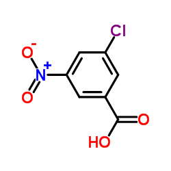 3-氯-5-硝基苯甲酸结构式