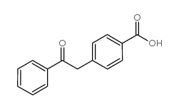 4-(2-OXO-2-PHENYLETHYL)BENZOIC ACID结构式