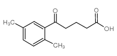 5-(2,5-DIMETHYLPHENYL)-5-OXOVALERIC ACID结构式