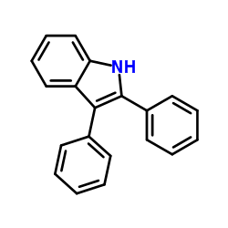 2,3-二苯基吲哚结构式
