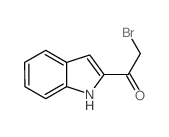 2-bromo-1-(1H-indol-2-yl)ethanone结构式
