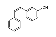 cis-3-hydroxystilbene结构式