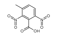 3-methyl-2,6-dinitrobenzoic acid结构式