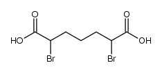 2,6-dibromo-heptanedioic acid结构式