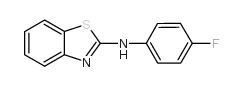 BENZOTHIAZOL-2-YL-(4-FLUORO-PHENYL)-AMINE结构式