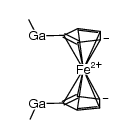 1,1'-bis(dimethylgallyl)ferrocene结构式
