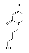 1-(4-hydroxybutyl)pyrimidine-2,4-dione结构式