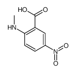 2-(甲基氨基)-5-硝基苯甲酸结构式