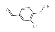 3-溴-4-甲氧基苯甲醛结构式