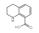 1,2,3,4-TETRAHYDRO-QUINOLINE-8-CARBOXYLIC ACID结构式