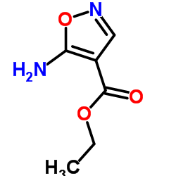 5-氨基-4-异噁唑甲酸乙酯结构式