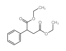 Butanedioic acid,2-phenyl-, 1,4-diethyl ester结构式