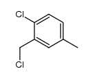 2-chloro-5-methyl-benzyl chloride结构式