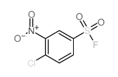 4-chloro-3-nitrobenzenesulfonyl fluoride结构式