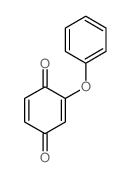 2-苯氧基-1,4-苯醌结构式