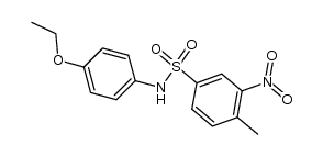 2-nitro-toluene-4-sulfonic acid p-phenetidide结构式