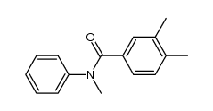 3,4-dimethyl-benzoic acid-(N-methyl-anilide)结构式